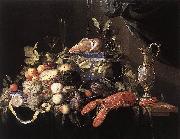 HEEM, Jan Davidsz. de Still-Life with Fruit and Lobster sg oil